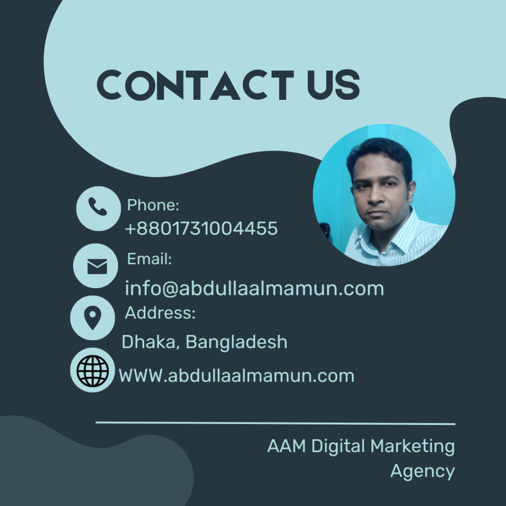 Contact info of Abdulla Al Mamun